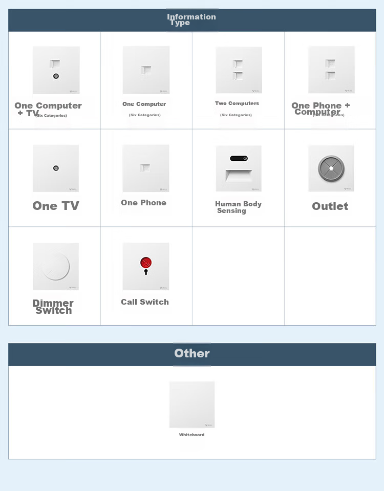 BULL Switch Socket G57 Butterfly Ultra-Thin Three-Way Double Control Switch, Large Panel Switch G57K312, Muxue White, Concealed Installatio 18