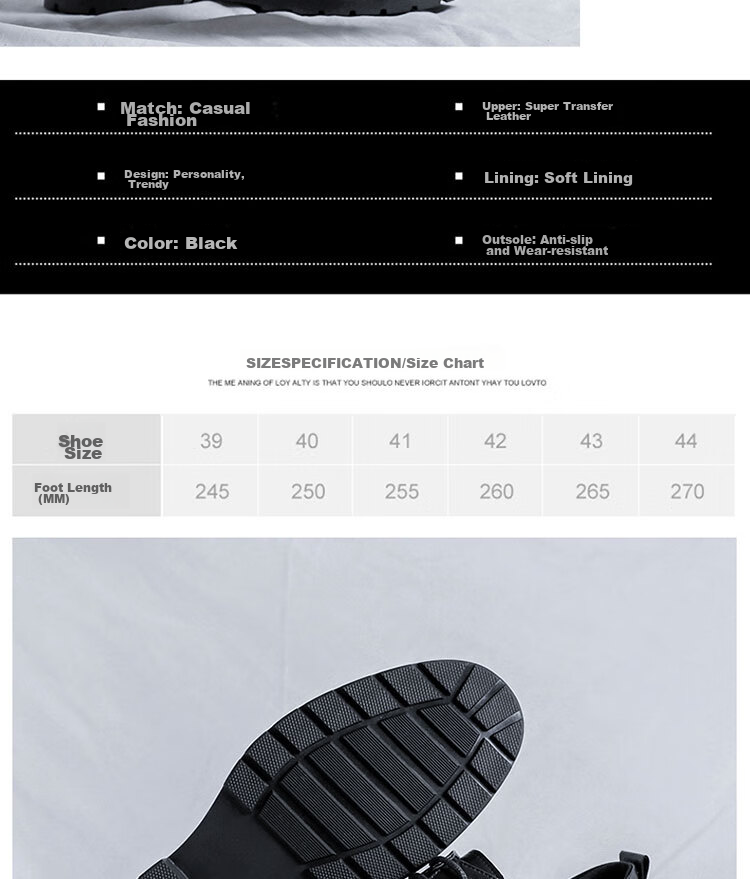 CALIFBULL Men's Leather Shoes, Autumn And Winter Thick-Soled Heightening Loafers, Slip-On Lazy Business Casual Shoes for Weddings, Black, Size 41 20