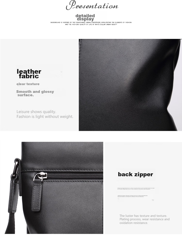 CROCODILE Genuine Leather Fashion Casual Top-Grain Cowhide Men's Business Shoulder Crossbody Bag T2423, Gift for Boyfriend 16