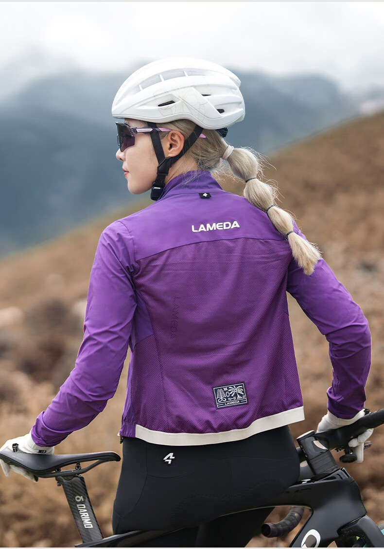 Lameda Cycling Jacket, Lightweight Windproof And Water-Resistant Women's Coat, Portable Outerwear for Road Bikes, Cold Lock, Oak Yellow, Size S 13