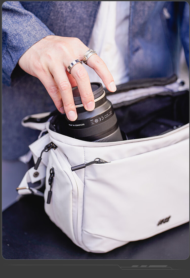 GYXX DSLR Camera Bag for Men And Women, Shoulder Crossbody Photography Bag, New Trendy Brand, Portable Camera Storage Bag, Water-Resistant 15