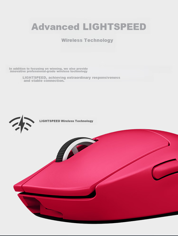 G GPW3 Dog Poo King Third Generation Gpw Wireless Gaming Mouse Professional Esports Hand-Shaped GPW2 Upgraded Version Triangular/Valorant Pink [All-Net Bestseller] 2