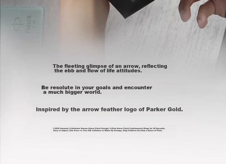 Parker Signature Pen, Stylish Business Office Gift, High-Quality IM Pure Black Liya Gold Clip Ballpoint Pen + Flowing Light Gift Box, National Day Gift for Men And Women, Baotiao Discount 2
