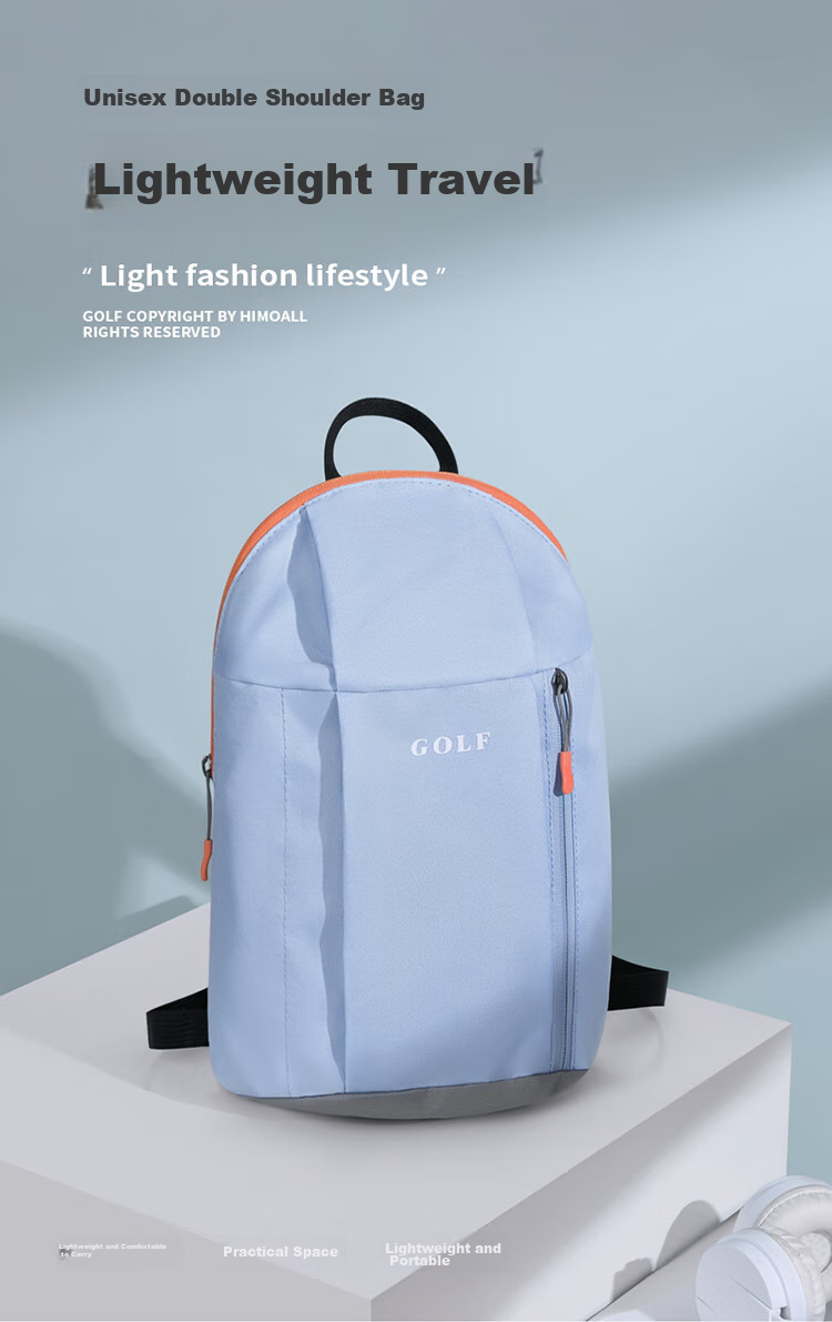 GOLF Backpack for Men And Women, Casual IPad Bag, Sports Outdoor Mini Travel Hiking Bag, Student And Children's Schoolbag 1