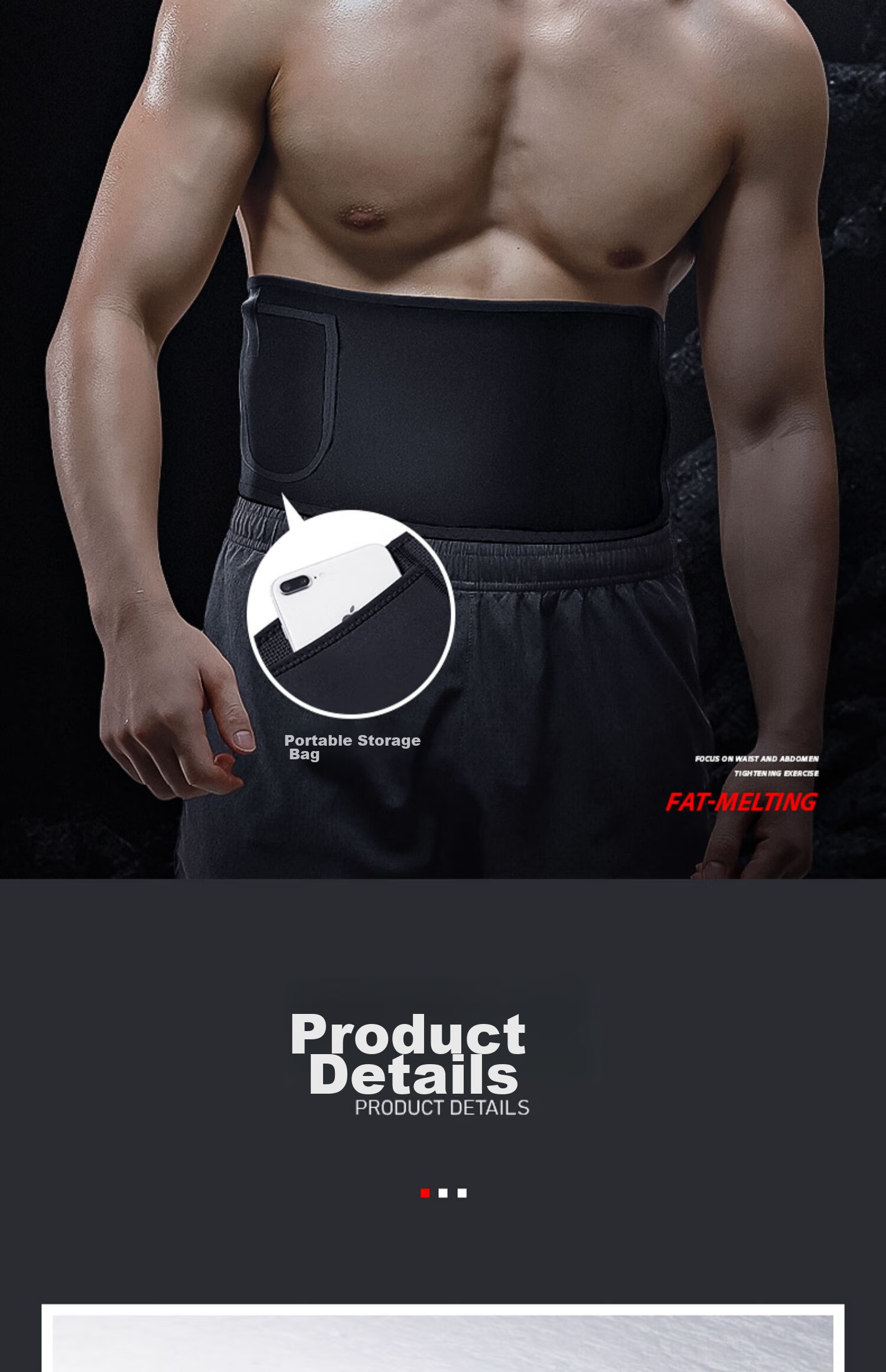 LAC Sports Waist Support Belt, Fitness Waist Trimmer for Men And Women, Exercise Running Abdominal Compression Belt, Women's Waist Wrap And Back Support Band 8