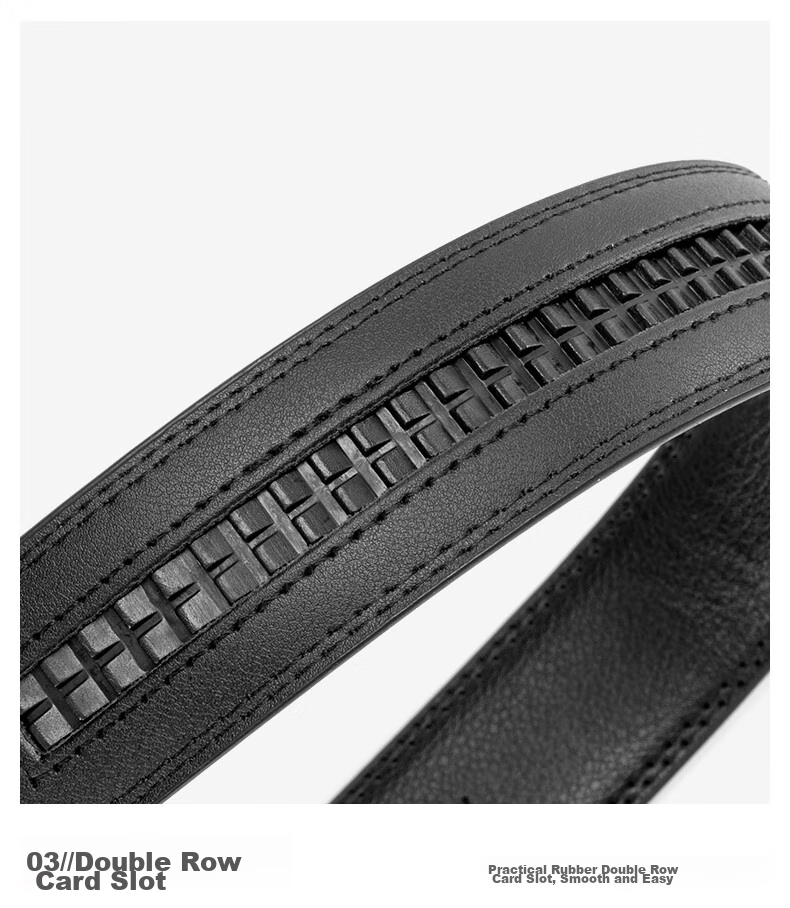 Aokang Men's Leather Belt with Automatic Buckle, Business Trouser Belt, Birthday Gift for Husband 10