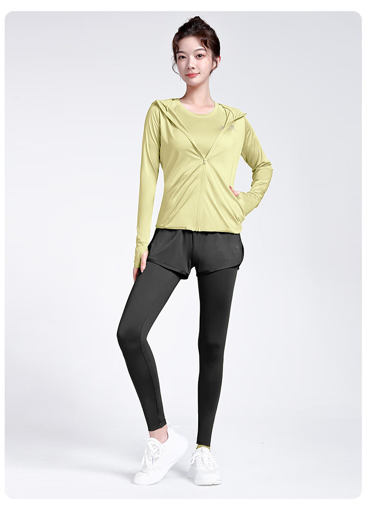 CAMEL Yoga Outfit Set for Women, Morning Run Outdoor Sportswear, Slim-Fit Breathable Fitness Wear, Five-Piece Set YK22255493 31