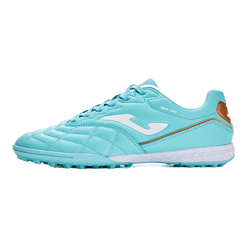 JOMA Soccer Shoes with Molded Studs for Men, Women, Adults And Youth, TF Anti-Slip Wear-Resistant Professional Competition Football Training Shoes, Light Blue, Size 42