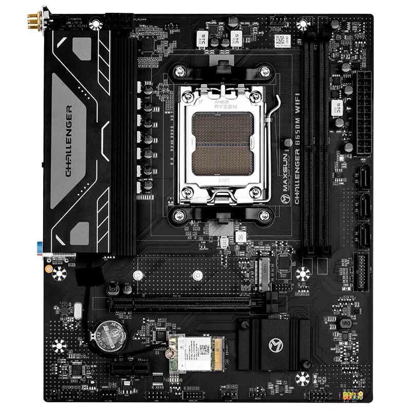Материнская плата MAXSUN MS-Challenger B650M WiFi, AM5, DDR5, M-ATX, Wi-Fi