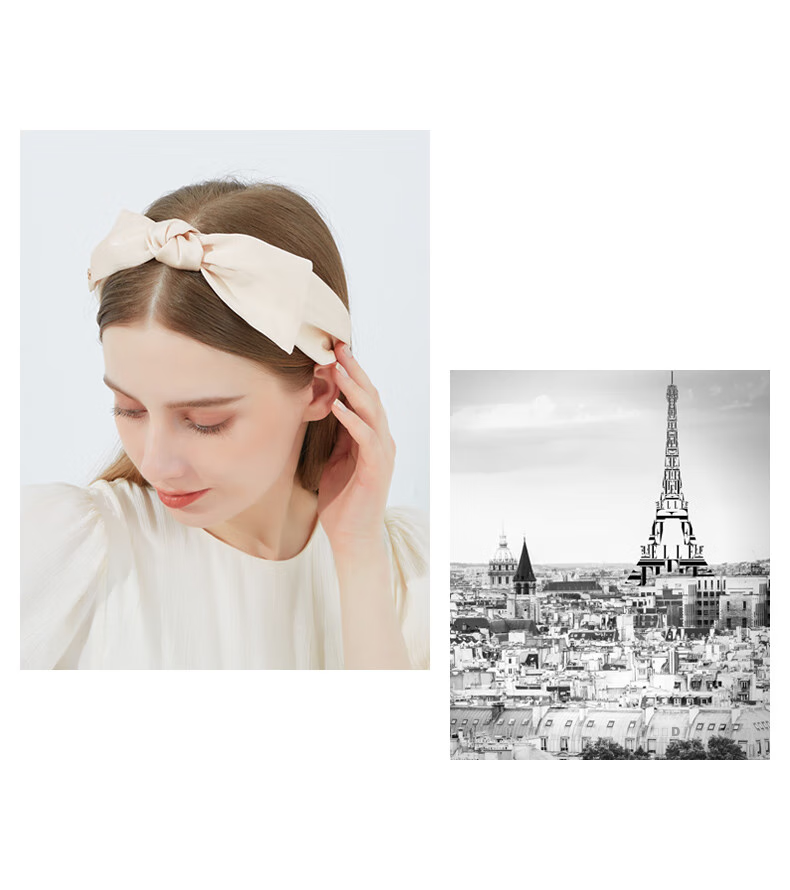 ELLE Playful And Cute Headband with New Bow Design, Elegant And Luxurious Feel, Mid-Autumn Festival Gift for Girlfriend 11