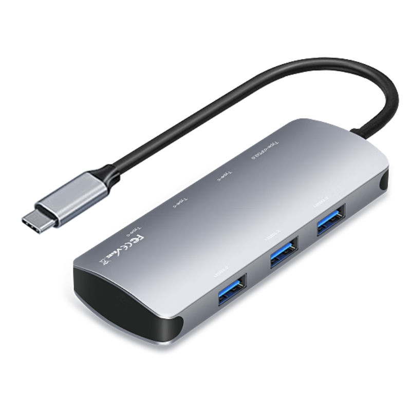 Isky Type-C 3.2 Expansion Dock, 10Gbps High-Speed Gen2 Expansion Dock to HDMI 4K HD, Compatible with Apple, Microsoft, Huawei Phones, Laptops, And Tablets