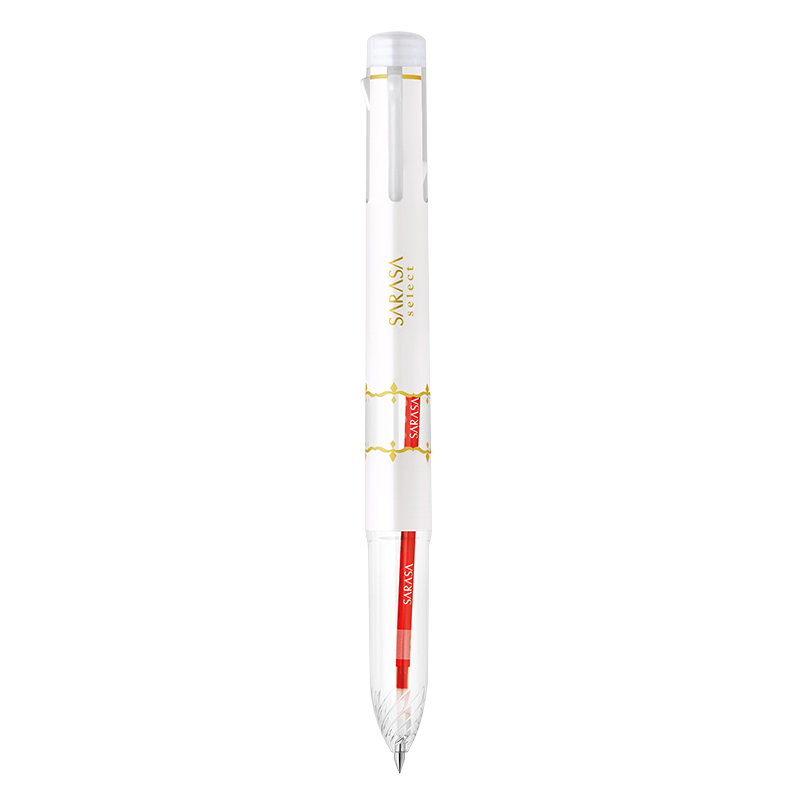 ZEBRA 5-Color Multifunctional Pen Barrel SARASA Series Colored Gel Pen Barrel (Refill RNJK5) S5A15 White Barrel