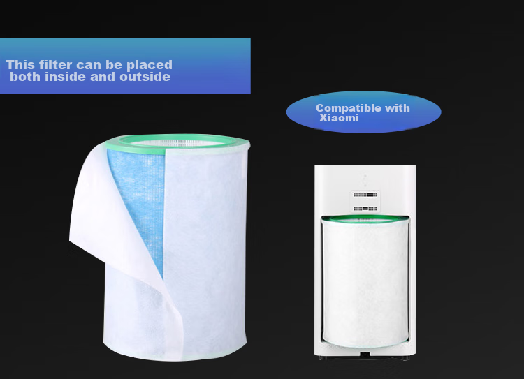 Shuangwei Air Conditioner Filter, Air Static Cotton Filter, Air Filter Element, Air Filter 3-Meter Roll, Also Compatible with Xiaomi, Sharp And Other Purifiers, Can Be Cut to Any Size, One Roll Lasts A Year, K6 5