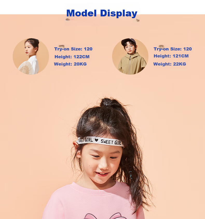 Baleno Girls' Sweatshirt, Spring And Autumn 2026 Style, Trendy Round Neck Top for Girls, Casual Sportswear for Childre 15