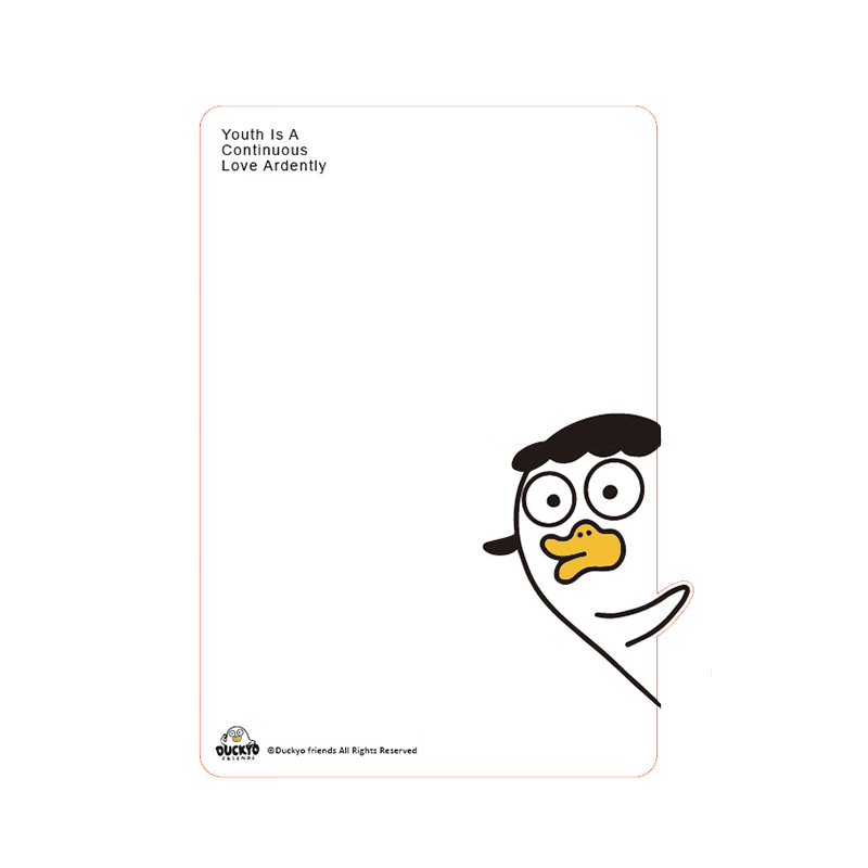 Youxueku Refrigerator Message Board, Soft Rubber Sticker, Magnetic Sticker, 3D Decorative Sticker, Message Board Gift, Vertical Duck Diary Style, 25*35cm, Free Accessories Included, Mid-Autumn Festival Gift