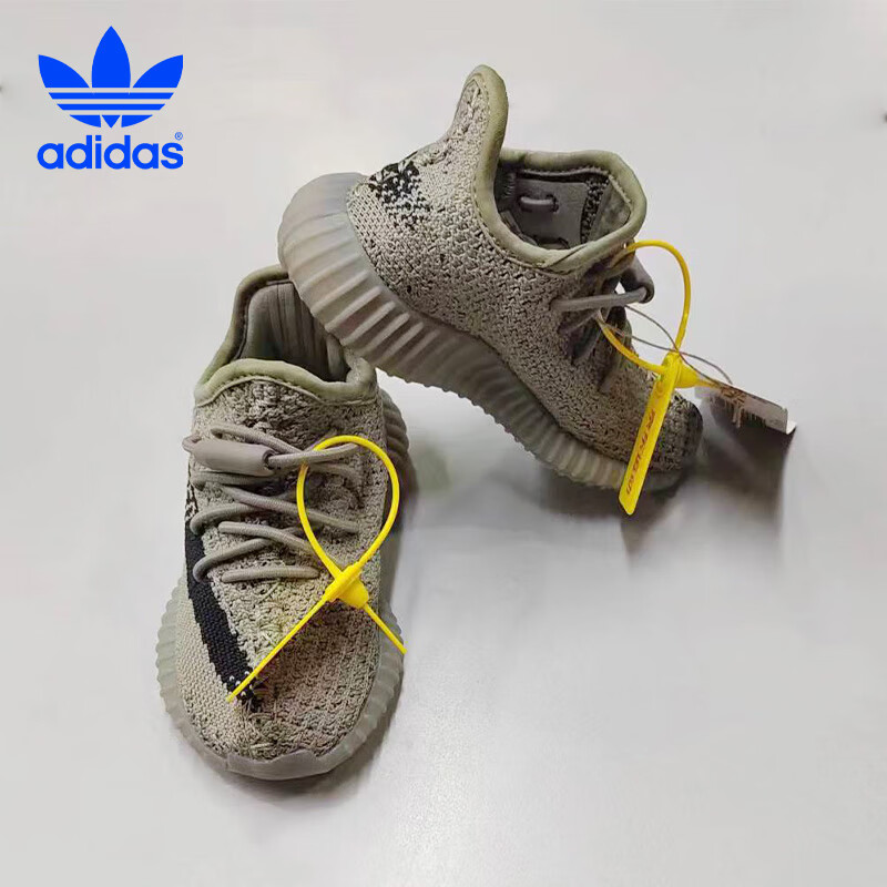 Adidas Originals Breathable YEEZY Trendy Unisex Casual Shoes FZ6049 Black 25.5cm 3
