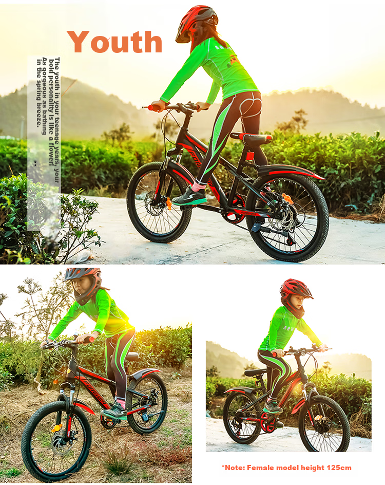 FOREVER Children's Bicycle for Ages 6-12, Mountain Bike with 7-Speed Gears, Boys And Girls' Bike, Elementary School Student Bicycle, 22-Inch Pink 15