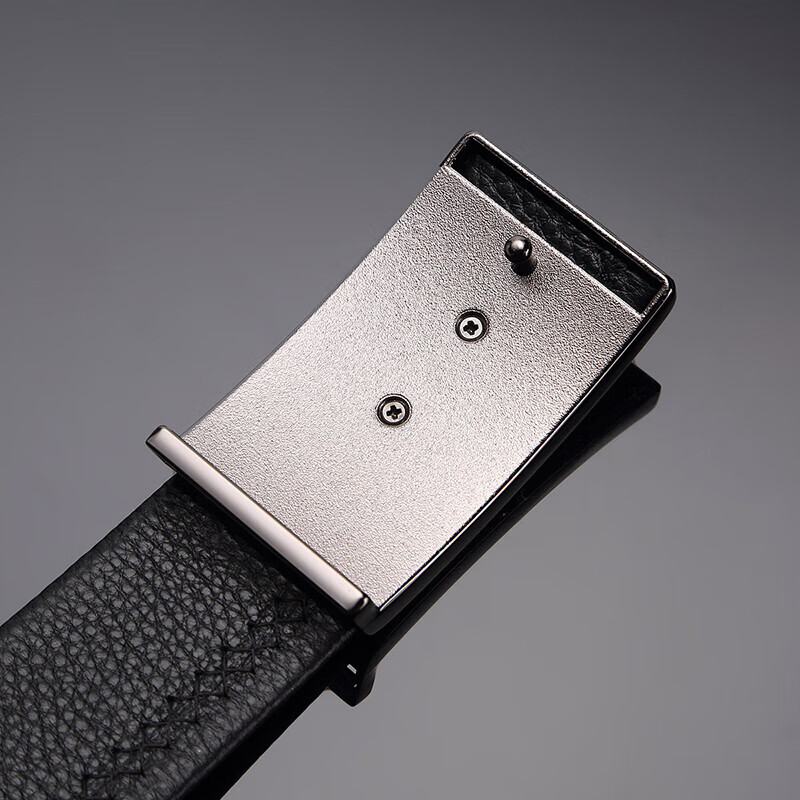 CROCODILE Top-Grain Leather Fashion Buckle Men's Belt Versatile Youth Waistband Birthday Gift for Boyfriend 3572