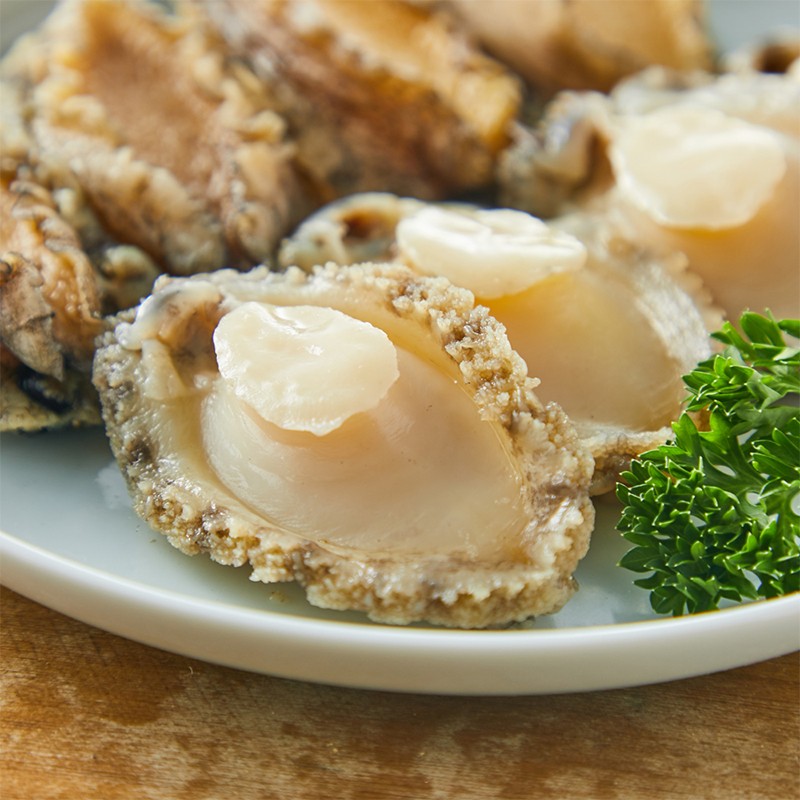 江船长冷冻无壳鲍鱼肉 净重150g(10粒）活鲍加工 火锅食材海鲜