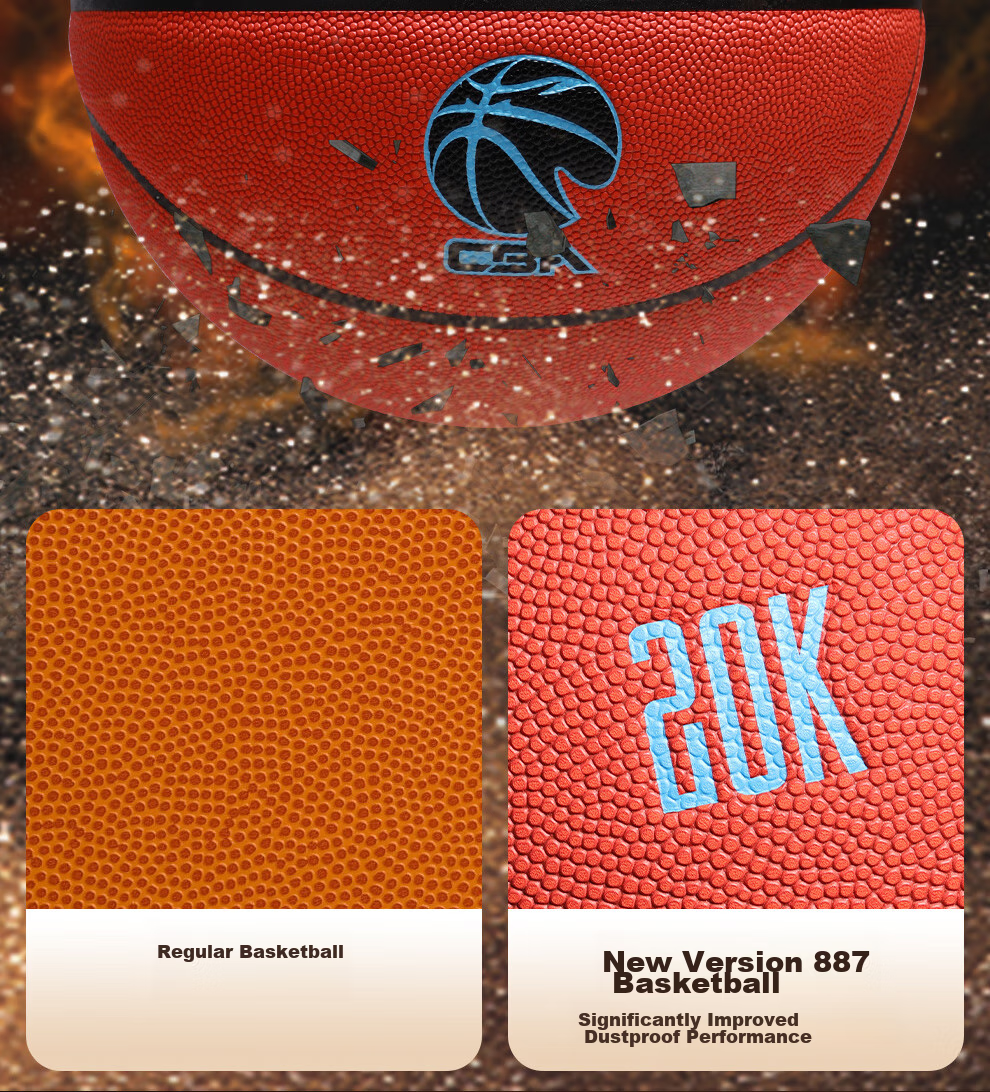 Li-Ning Basketball Size 7 887 Outdoor Cement Court Non-Slip Official Standard Adult Youth Competition Basketball Gift 7