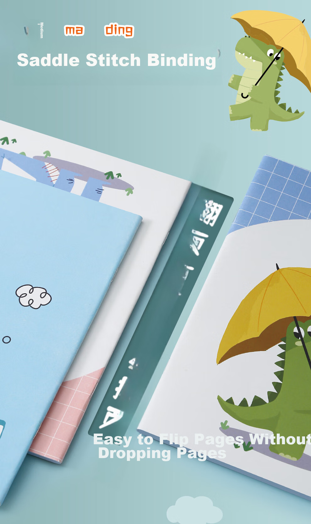 Faramon 8-Pack A4 Blank Drawing Books for Children, Elementary School Students' Sketchbooks, A4 Kindergarten Art Books, Drawing Paper, Doodle Books, Thick White Paper Sketchpads for Toddlers And Beginners 8