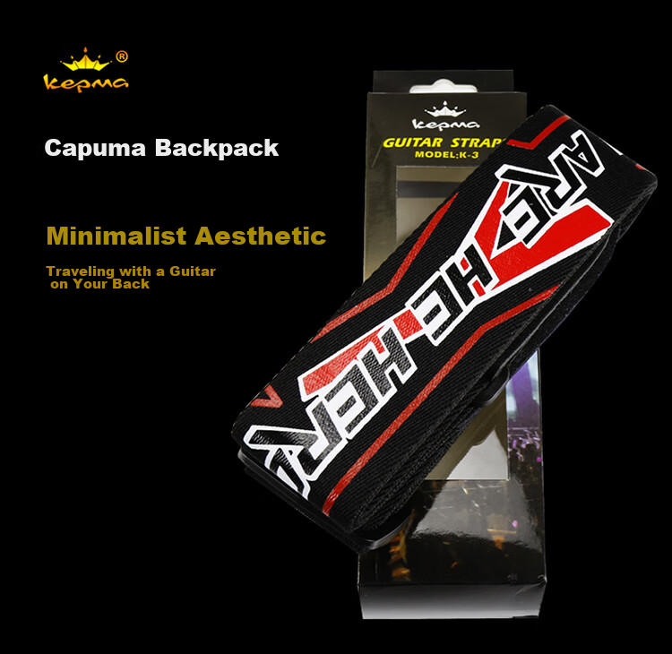 KEPMA KEPMA B1 Kamaka Guitar Picks, Flexible And Non-Slip, 0.6mm Original Picks, 4-Pack, Black 1