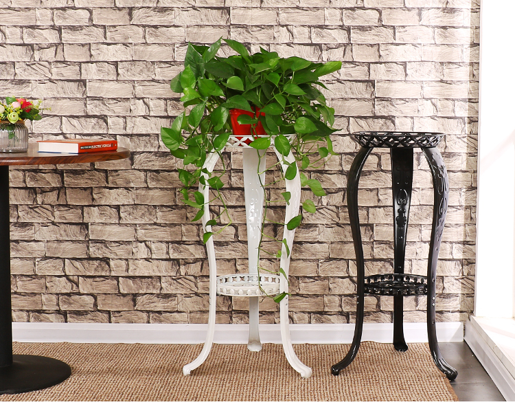 Anerya European Iron Balcony Flower Rack with Multiple Layers, Indoor And Outdoor Planters for Pothos And Spider Plants, Thickened Flower Stand 5