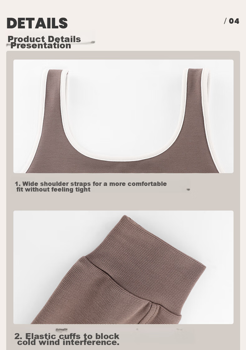 CAMEL Casual Sports Set, New Women's Outerwear, Wide-Leg Straight Pants, Vest Three-Piece Set, Knitted Casual Sportswear 29