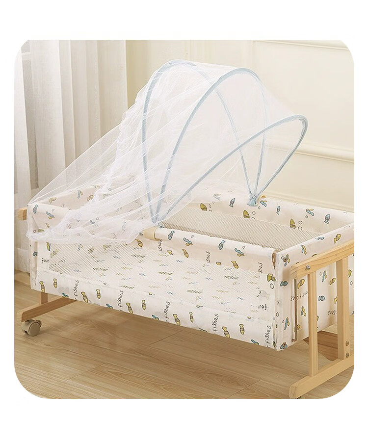 9i9 Baby Crib Mosquito Net Cover Cradle Bed Mosquito Net Full Coverage No Installation Foldable Universal A67 9