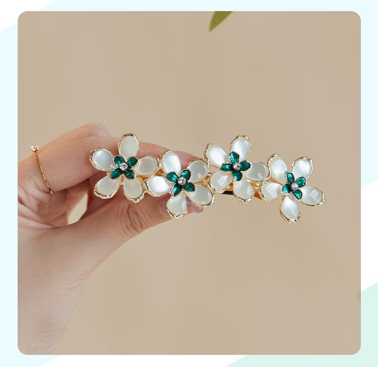 CHIMERA Cat's Eye Hair Clip for Women, High-End Barrette, Side Clip, Back of Head Clip, Mid-Autumn Festival Gift 14