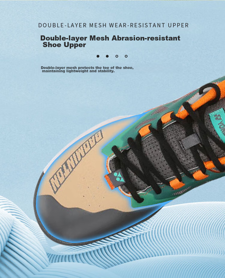 YONEX Badminton Shoes, Professional Competition Power Cushion Wide Version Sports Shoes SHB620WCR, Beige, Size 42 6