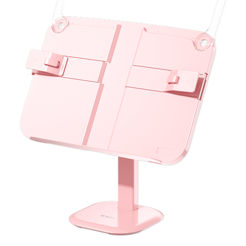 M&G Adjustable Children's Book Holder Reading Stand Book Clip Book Fixing Device, Pink, Relieves Neck Strain, Multifunctional ABS917E3C1