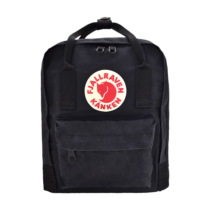 FJALLRAVEN Backpack for Women, College Student Schoolbag, Backpack 23561-550, Black, 7L