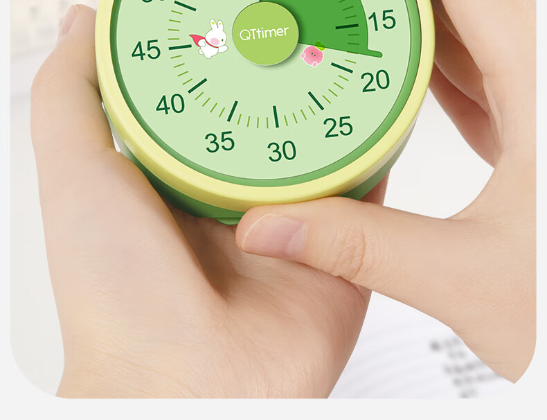 QT-TIMER [Lowest Price Online] Mechanical Timer, 2026 New Model, Student And Children's Time Management Device, Kitchen Timing Tool for Cooking And Baking, Countdown Timer, Self-Discipline Timer, Time Control Gadget 20