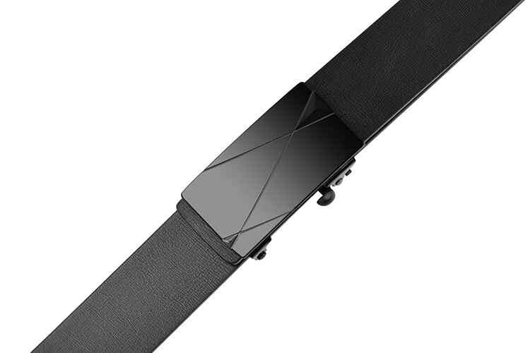 HALFEEL Men's Belt, Toothless Inner Belt with Automatic Buckle, Trendy High-Quality Leather Belt for Young Men, Business Trouser Belt, Father's Day Gift 14
