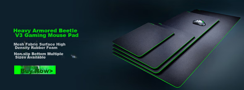 Razer Lingjia Chong Mouse Pad, Gaming Mouse Pad, Gaming Mouse Mat, Black, Non-Slip, Size L 1