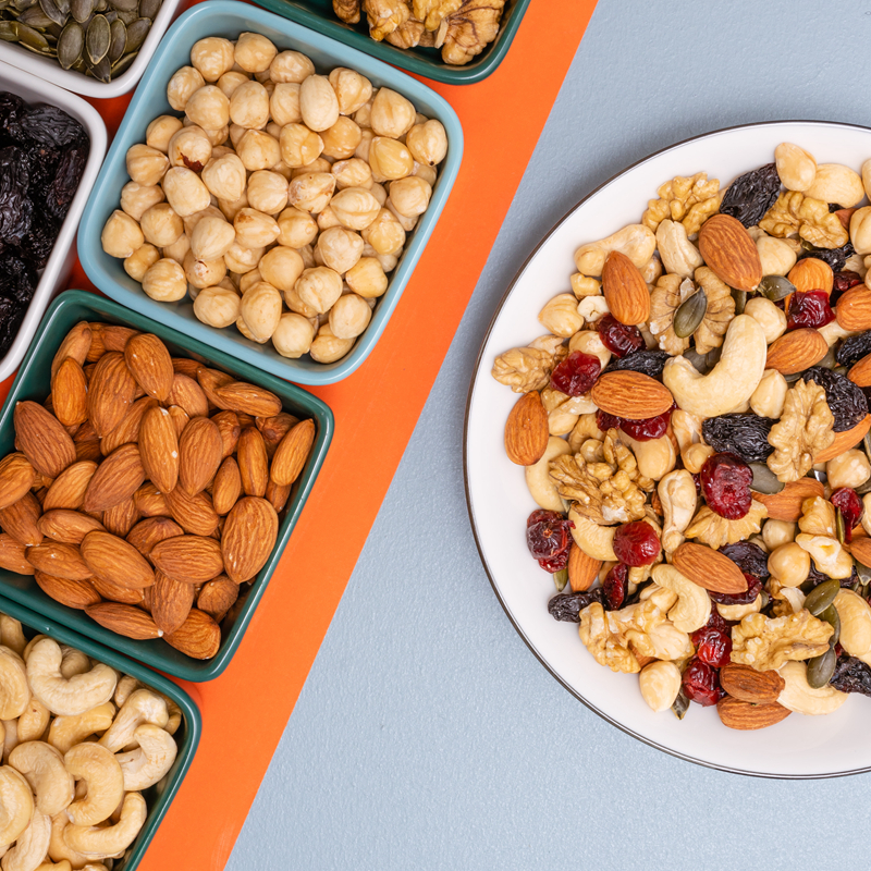 新边界 每日坚果B款400g 综合果仁 混合坚果炒货核桃仁腰果仁巴旦木罐装