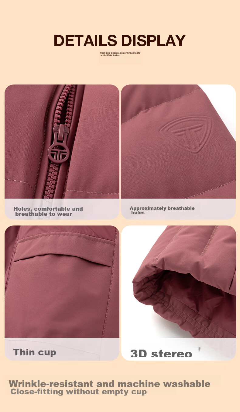 Tanboer Women's Short down Jacket, Autumn And Winter Hooded Loose Warm Coat, Thick TD236356, Zhiban Purple, Size 170 30