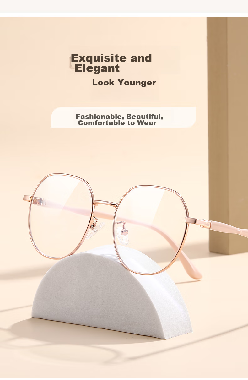 LESCA LUNETIER Reading Glasses for Women, High-End Fashion Resin, Lightweight Anti-Blue Light Fatigue, High-Definition Stylish Presbyopic Glasses for Elderly 3