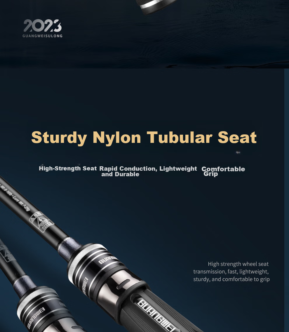GW Sulong Second Generation Lure Rod, Straight Handle, 2.1 Meters, M Action, Spinning Reel, for Bass, Mandarin Fish, Topmouth Culter, Lure Rod Set 7