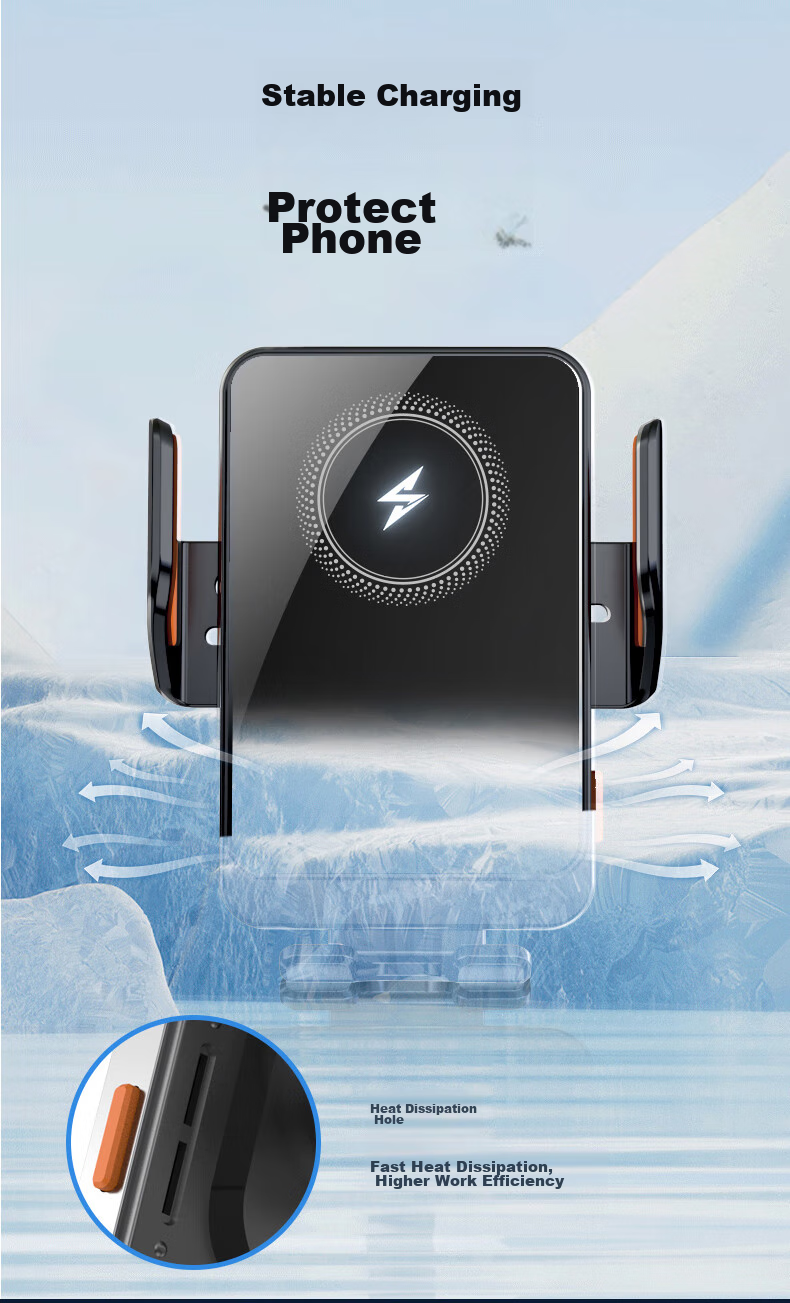 Feimiao, Specially Designed for Audi Car Phone Mounts, New Q5L A4L A5, Wireless Charging Screen Model, Navigation Mount 13