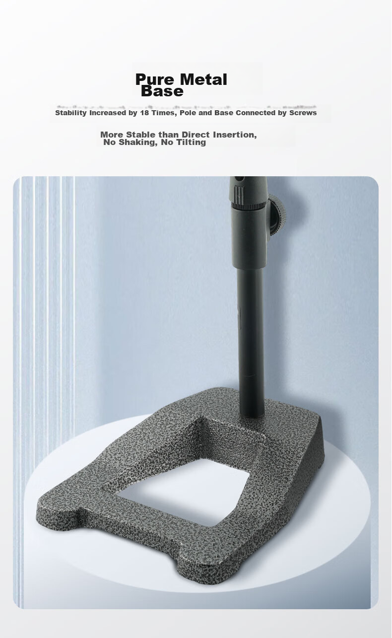 Aiken ICON MB-10 Microphone Stand, Small Arm Bracket for Recording Studios And Live Streaming, Accessory Equipment for Singing 5
