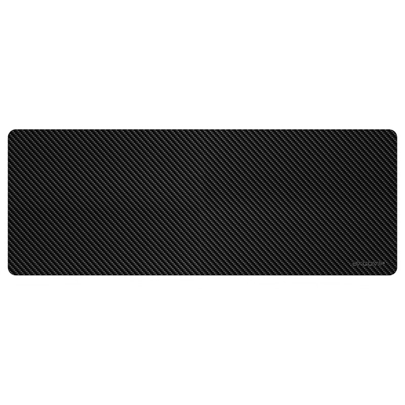 EXCO Carbon Fiber Mouse Pad Desk Mat Double-Sided Waterproof Laptop Office Computer Desk Large PU Leather Texture Gaming Keyboard Mat 0107 11