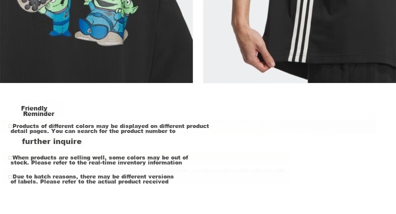Adidas Neo Unisex Casual Series U TOYSTORY TEE Short T-Shirt IP9363 A/2XL Size 5