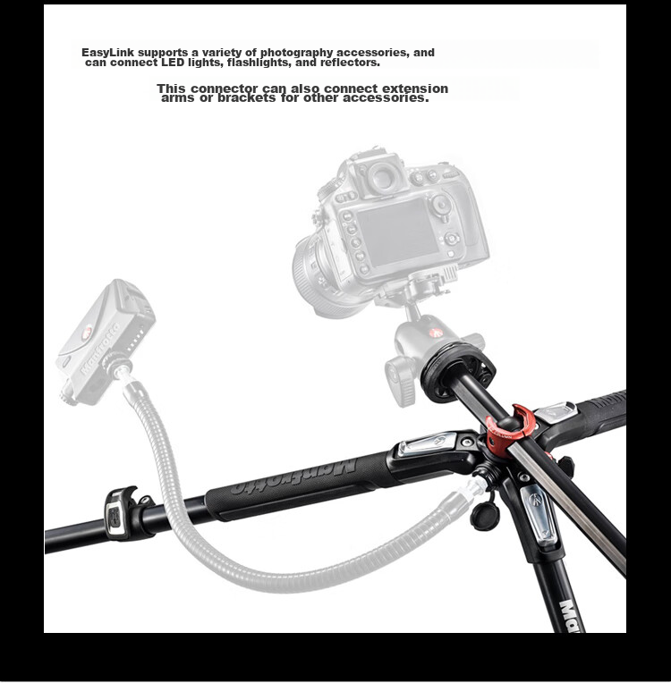Manfrotto MT190CXPRO4 Carbon Fiber Four-Section Tripod with Central Column, Horizontal Positioning, Stable for Travel Mirrorless And DSLR Cameras, Weight Capacity 15kg 10