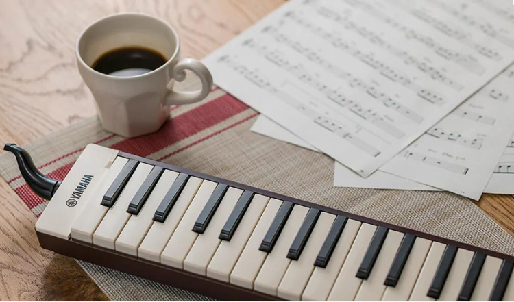YAMAHA Melodica Keyboard for Beginners And Professional Performance, P-37D, Brown-Red, 37 Keys [Suitable for Students, Recommended by Teachers] 4