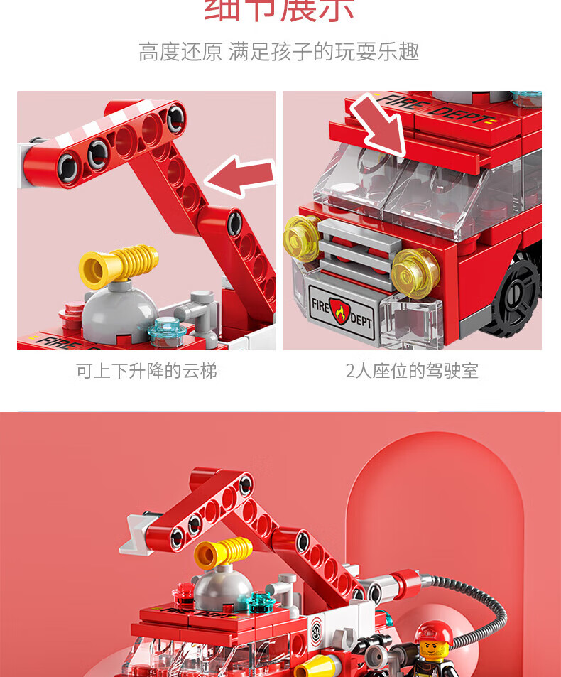 SHANGYUN Building Block Assembly Model, Small Particle Special Police Car Toy, Birthday Gift for Boys And Girls Aged 6-8 2