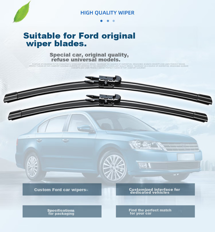 Aoye Windshield Wipers for Ford Mondeo 13-20/13 Kuga Boneless Wiper Blades, Front Windshield Wipers, 1 Pair, 28+28 Inches 4