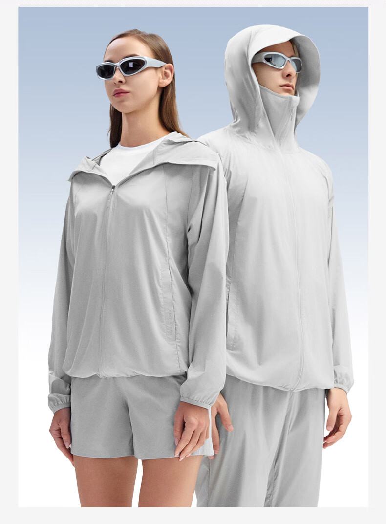 SUPIELD Sun Protection Cooling Jacket for Men And Women, 7A Antibacterial Lightweight Summer Coat, Moisture-Wicking Quick-Dry Wear-Resistant Ice Crystal Black XL 5