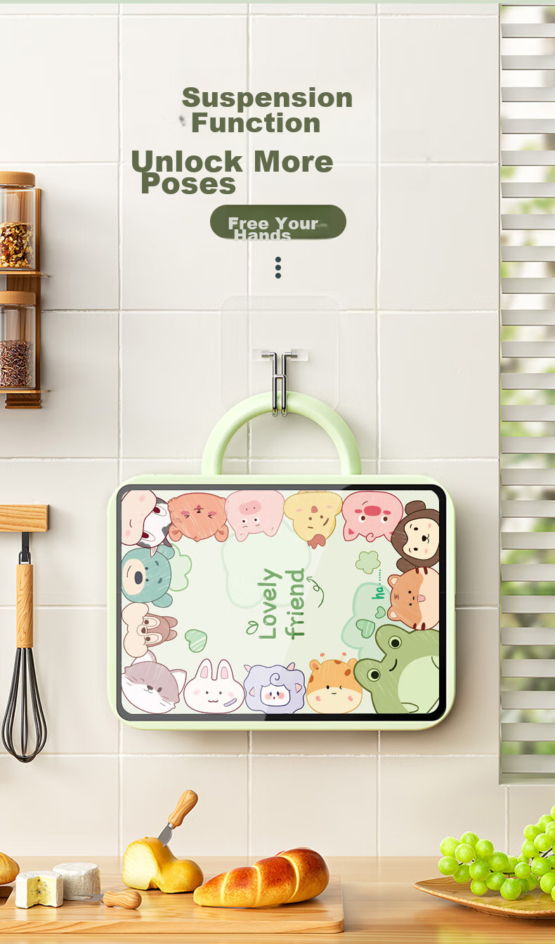 Asiwa Compatible with IPad Mini 4/5 Case, Universal 7.9-Inch 2019 Model, 360-Degree Rotating Stand, Horizontal And Vertical Placement, Shockproof, Full Protection, Cartoon Cute Desig 4